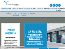 Tablet Screenshot of clinicadentalpifarre.com